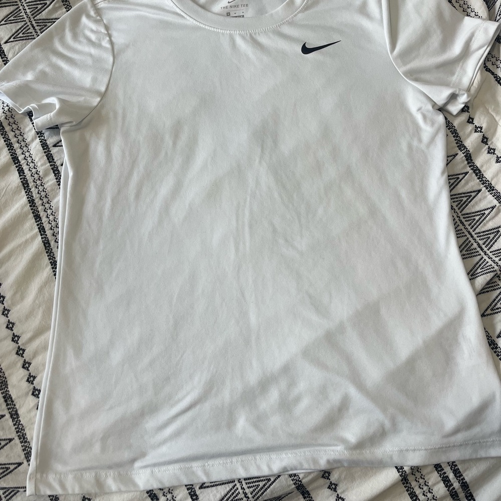 Nike White Dri-Fit Tee